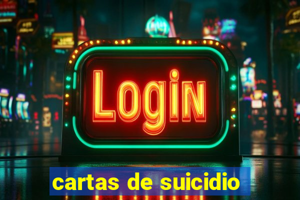 cartas de suicidio